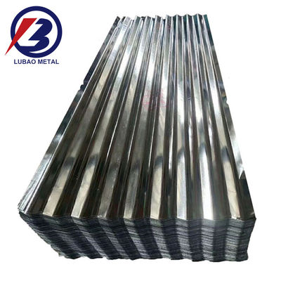 800-1500mm largeur GI tôles de toiture ondulées Z120 tôle de fer galvanisé zinc tôle de toiture métallique avec spangle régulier