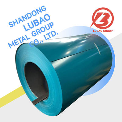 Package standard Coil en acier zinc métallique revêtu de couleur ondulée pour la tôle de toiture RAL 5000 Violet bleu épaisseur de 1,0-2,0 mm
