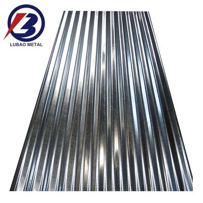 TS350GD/TS550GD Grade couverture ondulée 0,7 mm d'épaisseur de zinc d'aluminium avec grand spangle galvanisé et conception personnalisée