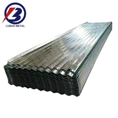 TS350GD/TS550GD Grade couverture ondulée 0,7 mm d'épaisseur de zinc d'aluminium avec grand spangle galvanisé et conception personnalisée