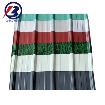 DX51D revêtement Z30-Z40 914mm 2438mm 6096mm Chromadek BWG 28 feuille de toiture feuille de toiture pour les feuilles de toiture d'oxyde de magnésium