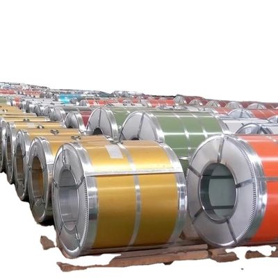 Shandong JIS Type PE HDP Coil d'acier galvanisé recouvert de couleur blanche pour la fabrication de carton blanc Épaisseur 0,25-0,8 mm