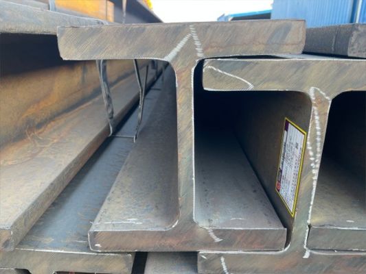 Structure du cadre Acier à section H-Beam avec épaisseur de bride 8 mm 64 mm Q235 Q235B Acier soudé à H-Beam