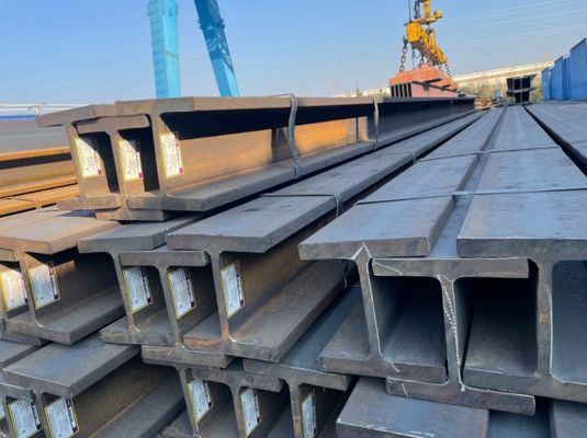 Faisceaux H laminés à chaud conformes à la norme ASTM A29M en acier structural Faisceaux H nouvellement produits pour diverses applications