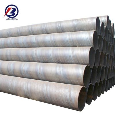 Pipe d'engrais chimique haute pression ASTM abri souterrain SSAW tuyau soudé en spirale à surface noire