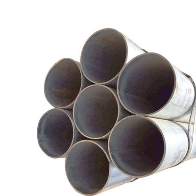 Pipe soudée à haute fréquence à double couture droite LSAW ERW alliage d'acier au carbone noir ronde avec tuyau en carbone creux laminé à chaud