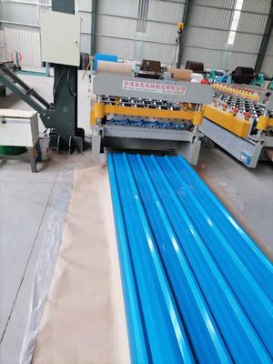 20 à 275 g/m2 revêtement zinc galvanisé métal ondulé PPGI tôle de toiture en acier à pleine dureté et revêtement de toiture couleur