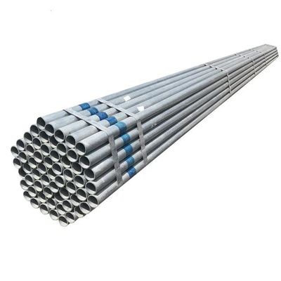 Pipe d'acier galvanisé GI tubes ronds soudés pour matériaux de construction Q195/Q215/Q235/Q345 grade S235/S355/ 20/ 45