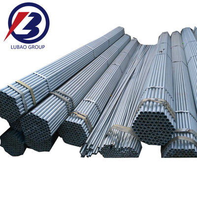 Pipe d'acier galvanisé GI tubes ronds soudés pour matériaux de construction Q195/Q215/Q235/Q345 grade S235/S355/ 20/ 45