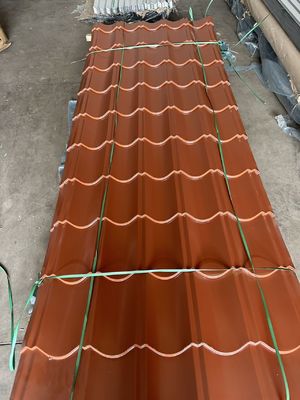 Service de décoiling Couleur galvanisée tôle de toiture en acier ondulé pour la construction spéciale