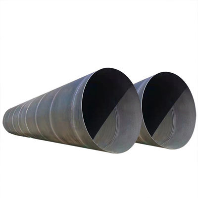 Q195/Q235/Q345/S235JR/S275JR/S355JR A53 Tubes en acier au carbone noir soudé en spirale
