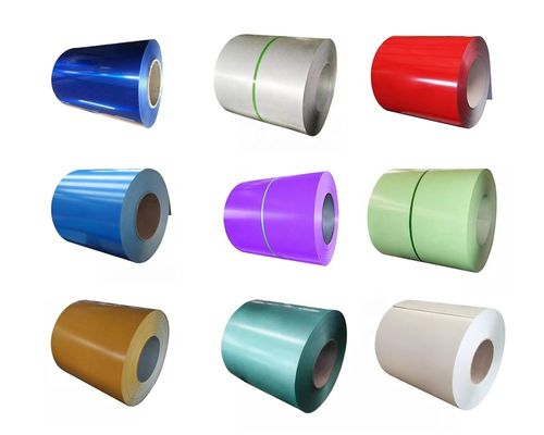 Produits en acier laminés à froid, revêtus galvanisés, peints, PPGI
