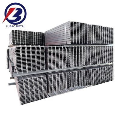 Faisceau H en acier galvanisé structural laminé à chaud Faisceau I de qualité S235 S275 S355 A36 Q235 et largeur de bride 100-408 mm