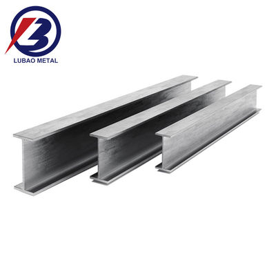 Q235B A36 Q345b Grade Large flange en acier au carbone H longueur de poutre 6-12m en acier en forme de H/JIS Ss400 Ss400 B facturation par poids théorique