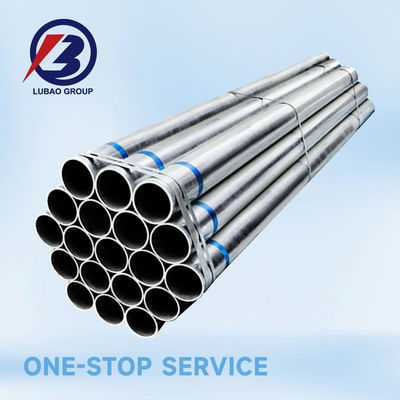 Pipe galvanisée par pied personnalisé Tube en acier galvanisé sans soudure Ronde dans ± 1% Tolérance pour le service de traitement