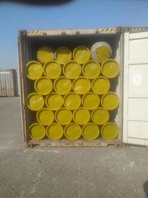 Certificat CE Q235B Pipe en acier au carbone soudé en spirale pour le service de traitement du boîtier de puits d'eau