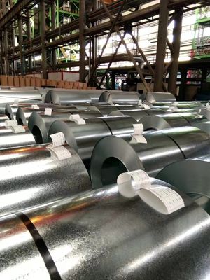 AiSi Standard SGCC DX51D en acier galvanisé recouvert de zinc de 20 à 275 g/m2 pour la fabrication de tôles ondulées