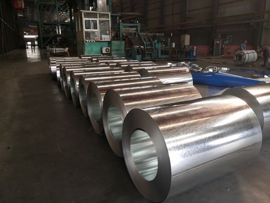 Coupe de tôles en acier à chaud GI Coil galvanisé Coil en acier zinc recouvert 20-275g/m2 Technique d'approvisionnement galvanisé à chaud