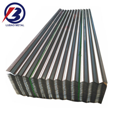 Coupe métallique Zinc GI revêtu Foofing plaque/plaque galvanisée plaque ondulée pour le toit brillant Nous pouvons également faire un peuHigh Gloss