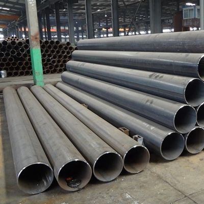 ASTM A252 A36 Q235 Q345 Q235B diamètre 219-3048 mm épaisseur de paroi 5-30 mm soudure à couture droite tubes en acier pour tubes ronds