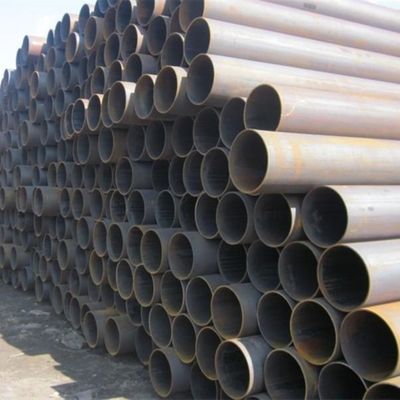 ASTM A252 A36 Q235 Q345 Q235B diamètre 219-3048 mm épaisseur de paroi 5-30 mm soudure à couture droite tubes en acier pour tubes ronds