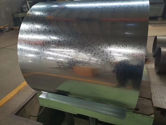 20 à 275 g/m2 bobine en acier galvanisé revêtu de zinc SGCC DX51D GI Longueur de bobine selon la demande du client Spangle moyen