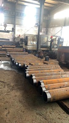 Pipe en acier au carbone soudé à couture droite de 10 mètres, non alliée Q235A/Q235B/0Cr13/Q345/X42/X46, destinée à la construction