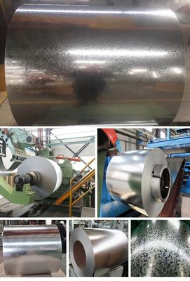 Coil métallique à chaud SGCC/CGCC/TDC51DZM/TDC52DTS350GD/TS550GD/DX51D Z Q195-q345 Coil d'acier galvanisé pour la production de tôles