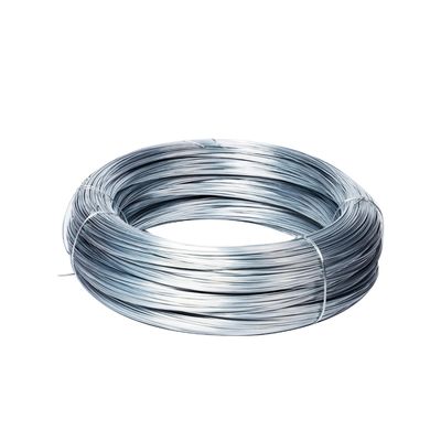 Fil d'acier galvanisé non huilé avec surface brillante matte et galvanisé à chaud