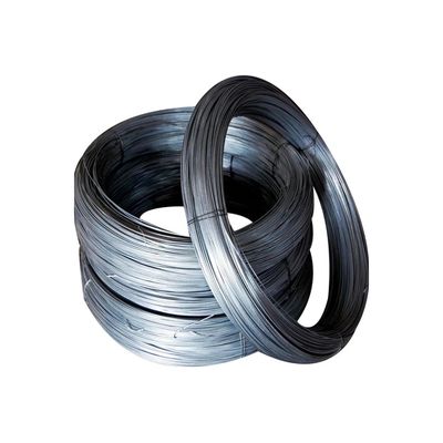 Fil d'acier galvanisé non huilé avec surface brillante matte et galvanisé à chaud