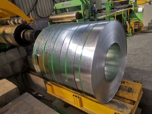 508/610mm bobine d'acier galvanisé à chaud SGCC 0,52mm épaisseur Spangle régulier laminé à froid pour une longueur personnalisée