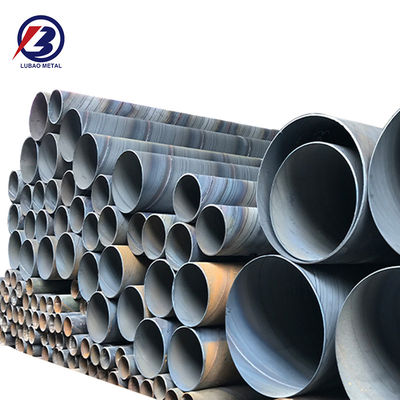 Tuyaux soudés en acier au carbone en spirale de la structure de construction directe au mieux