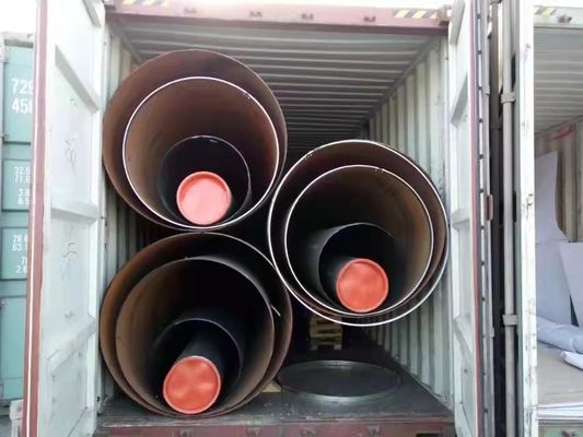 30%TT Avance de 70% Conditions de paiement du solde ERW Tubes en acier au carbone en spirale soudées pour la construction
