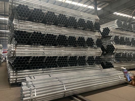 Zinc 80g 6/12 mètres tubes en acier galvanisé pour serre cadre 30%TT avance 70% conditions de paiement du solde revêtement de zinc 80g