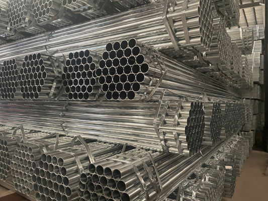 Zinc 80g 6/12 mètres tubes en acier galvanisé pour serre cadre 30%TT avance 70% conditions de paiement du solde revêtement de zinc 80g