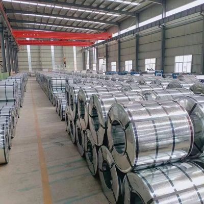 RoHS certifié GI bobines 0.12mm-4.0mm épaisseur personnalisée Z30-275g zéro spangle acier galvanisé feuille de fer en rouleau / bobine