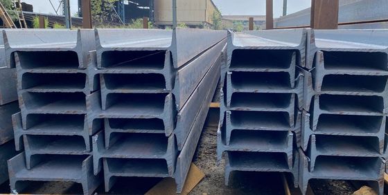 ASTM Q235 Q345 6-12m faisceau H en acier au carbone laminé à chaud pour épaisseur de bride non alliée 8 mm 64 mm et personnalisation