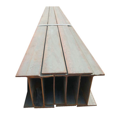 Structure en acier en forme de H Surface noire Galvanisée poutre H pour la construction 6-12m Longueur