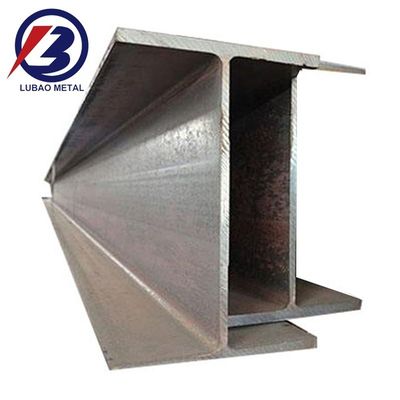 Structure en acier en forme de H Surface noire Galvanisée poutre H pour la construction 6-12m Longueur