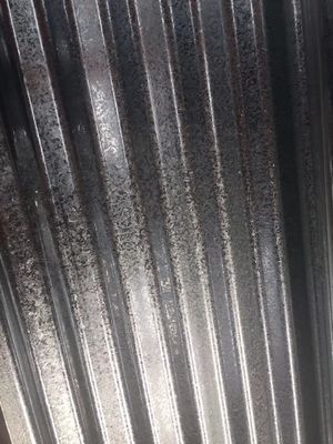 Zéro minimum régulier grand spangle ondulé couleur tôle de toiture en acier 1,0 mm d'épaisseur personnalisée longueur et largeur plein dur