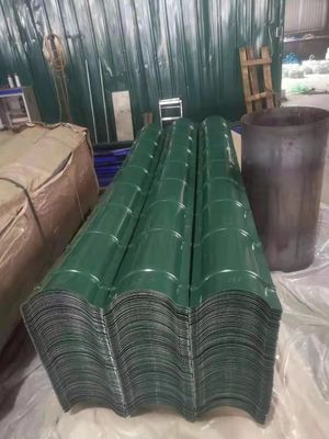 PPGI Panneaux de tôle galvanisés ondulés en fer zinc métallique pour la construction SGCC SPCC SECC DX51D