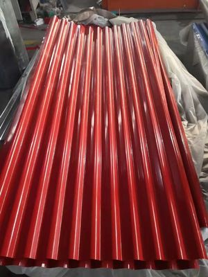 PPGI Panneaux de tôle galvanisés ondulés en fer zinc métallique pour la construction SGCC SPCC SECC DX51D