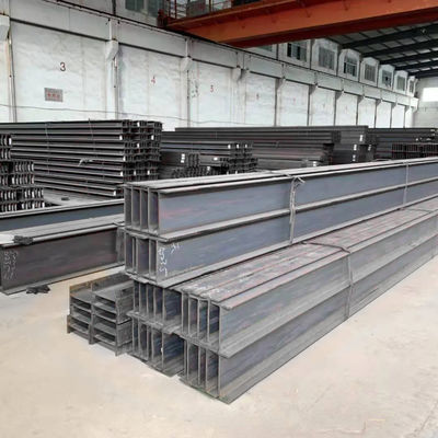 Longueur 6-12m ASTM H poutre en acier structural nouvellement produit en acier laminé à chaud poutres H pour H poutre épaisseur de la bride 8 mm 64 mm