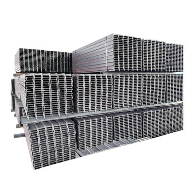 Technique laminé à froid laminé à chaud facturation par poids réel Faisceau H galvanisé Surface noire Structure en acier au carbone Faisceau H