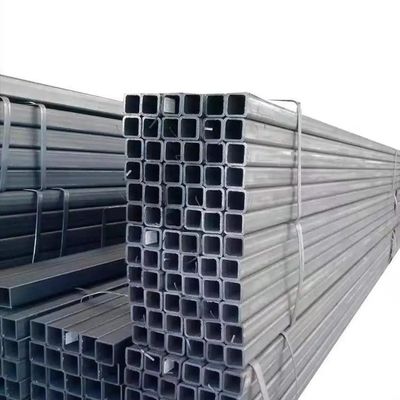 Z275-Z600 Tuyaux rectangulaires carrés galvanisés pour une structure à section creuse et une grande durabilité