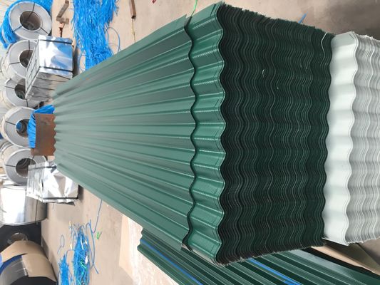 Toit résistant à la chaleur en plastique synthétique avec matériau de construction ignifuge couleur galvanisée tôle ondulée