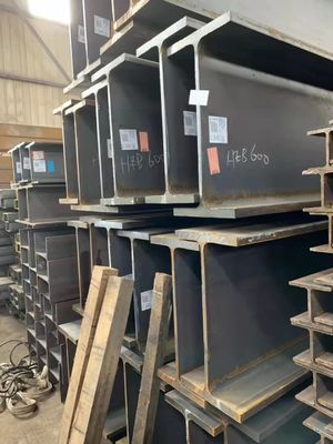400x400 Q235/Q345/ST37-2/ST52/Q420/Q460/S235JR/S275JR/S355JR en acier au carbone laminé à chaud à profil H pour la construction
