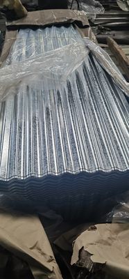 0.1-1.0 mm Épaisseur ASTM Z61-Z90 Plaque ondulée galvanisée à spangle régulier pour solutions de toiture et de murage polyvalentes