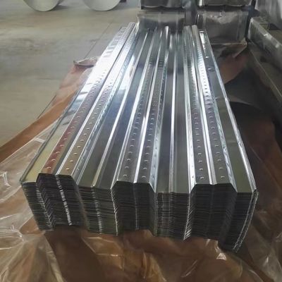 0.1-1.0 mm Épaisseur ASTM Z61-Z90 Plaque ondulée galvanisée à spangle régulier pour solutions de toiture et de murage polyvalentes