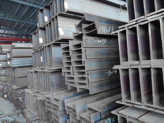Faisceaux H non alliés galvanisés pour la fabrication personnalisée Q355b Q345 Q235 A36 A572 Faisceau structural Faisceaux H en acier laminés à chaud